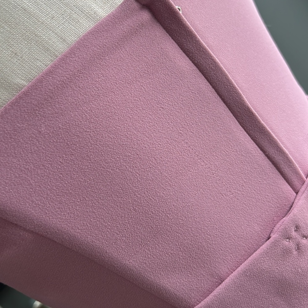 Classic Feminine Audrey Monica Pink Square-Neck A-Line Dress Dolce & Gabbana - Picture 7 of 12